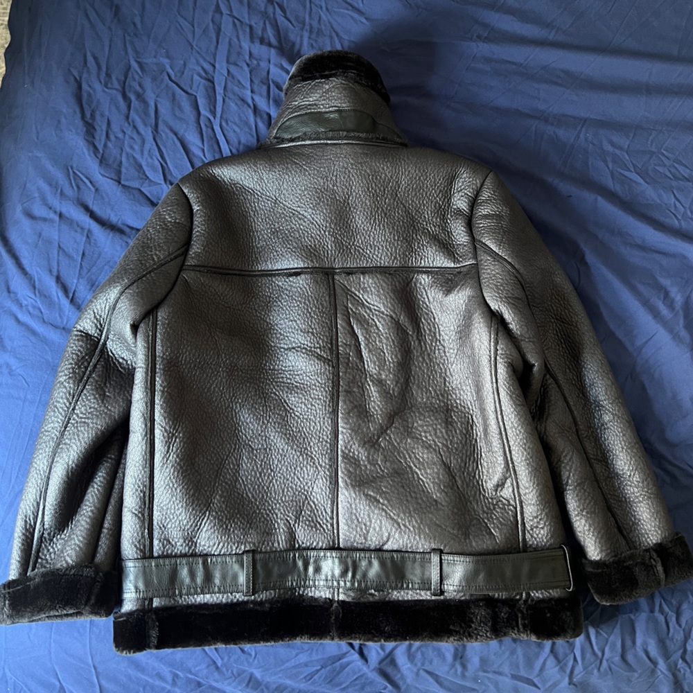Zara Black Biker Jacket - Picture 3 of 6